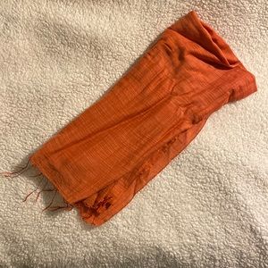 Orange scarf